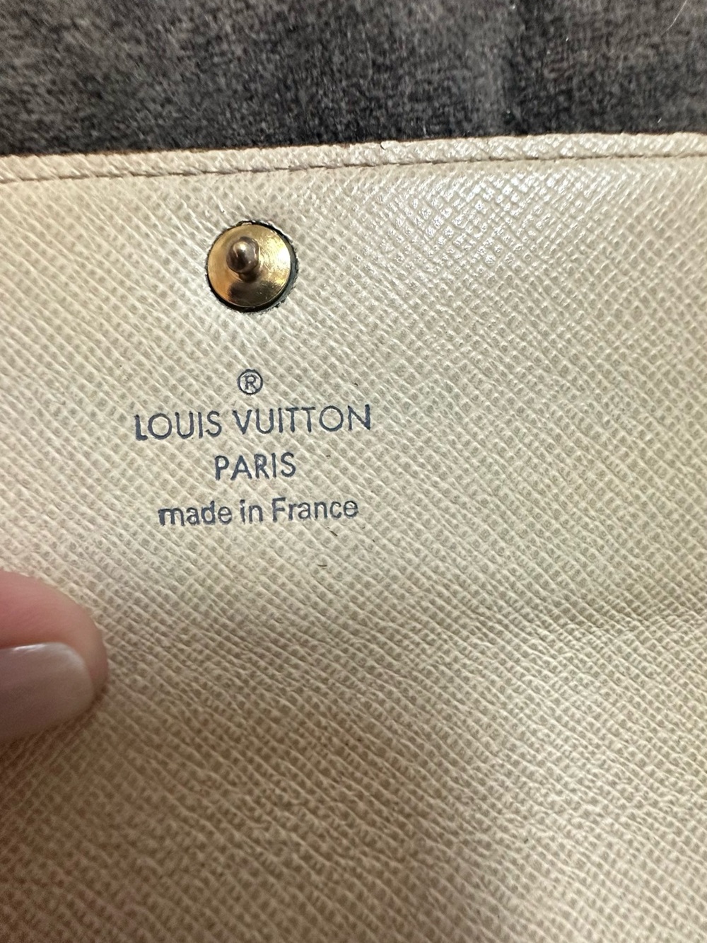Authentic Louis Vuitton Damier Azur Sarah Wallet - Mint Condition - Picture 13 of 16